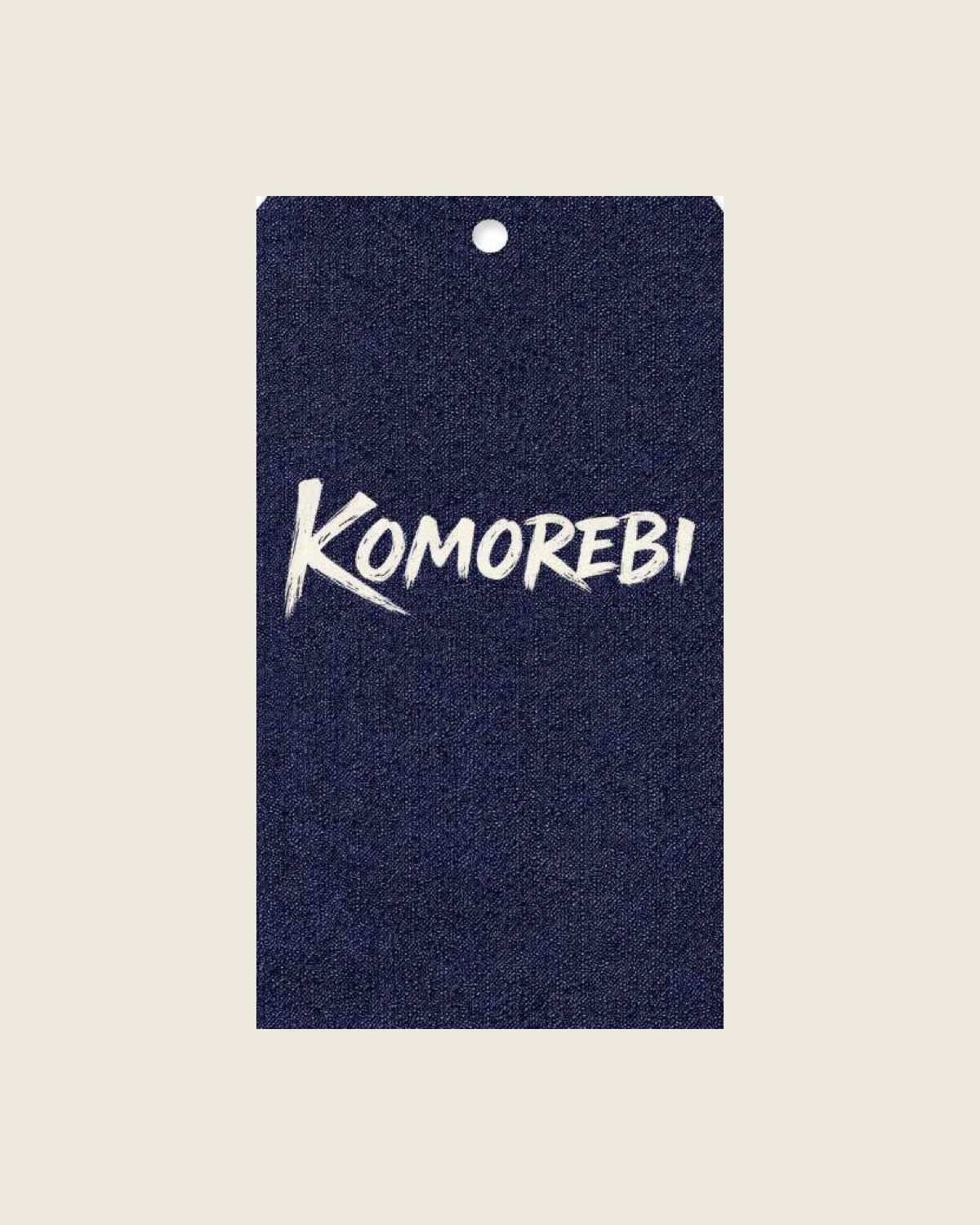 Cartellino calligrafico Komorebi